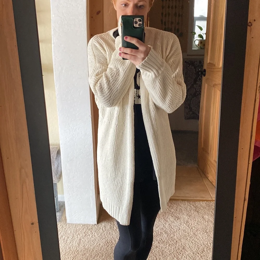 Long boho Open Cardigan - Picture 3 of 3